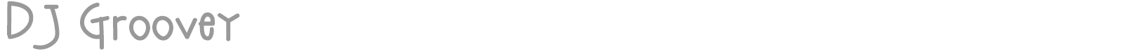 DJ Groovey font preview